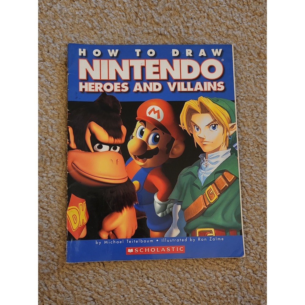 How To Draw Nintendo Heroes And Villains Teitelbaum, Michael, Zalme HC